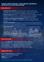 Movilidad Académica Europa 2025 - Gante, Brujas y Ámsterdam - Image 2
